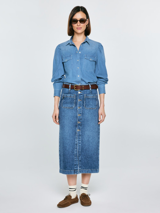 Dámska džínsová sukňa GAIA 627